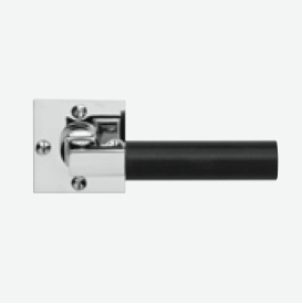 Door handle Gro D 23 SW V2A pol. by Tecnoline