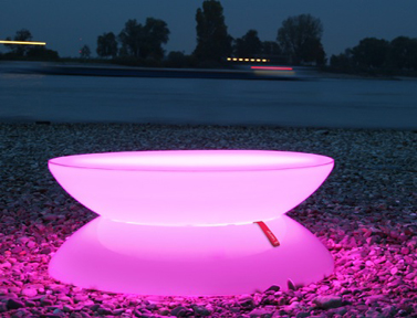 Lounge Table LED Pro Accu (Multicolor)