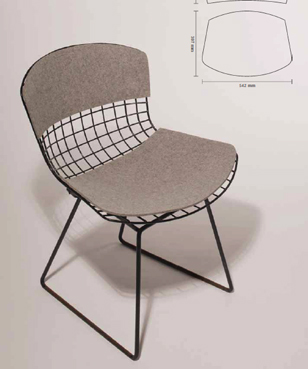 Seat Cushion for Bertoia Side Chair