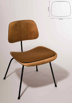 Seat cushion for Eames DCM chair