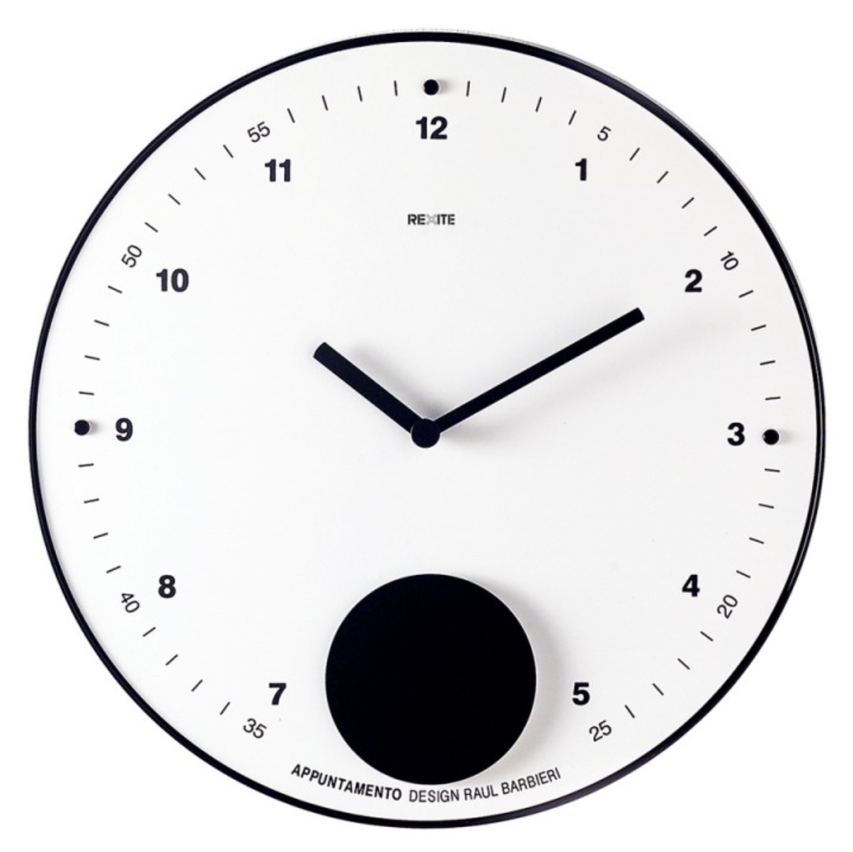 Wall pendulum-clock APPUNTAMENTO by Rexite