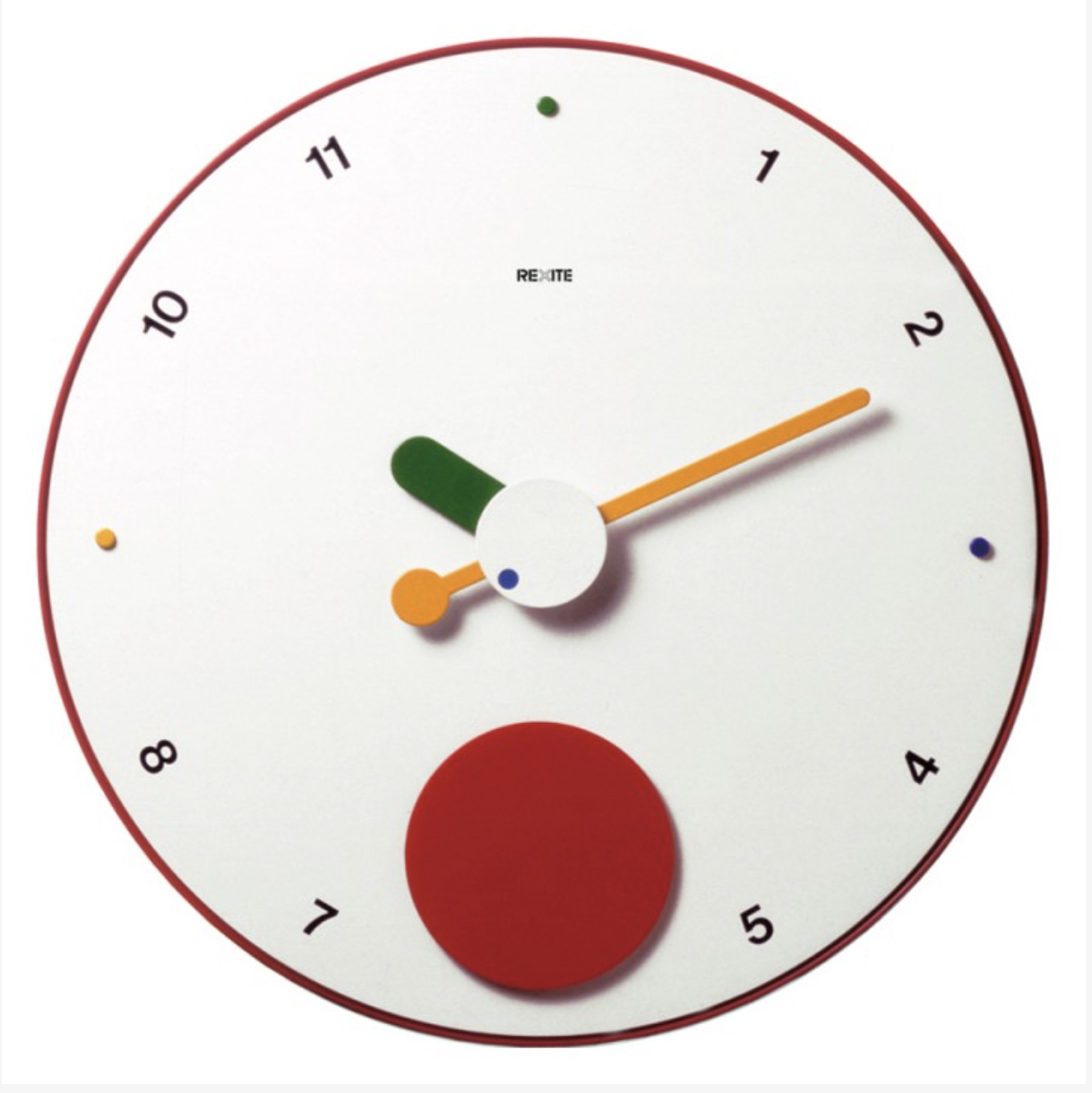Wall clock CONTRATTEMPO 00.42 by Rexite