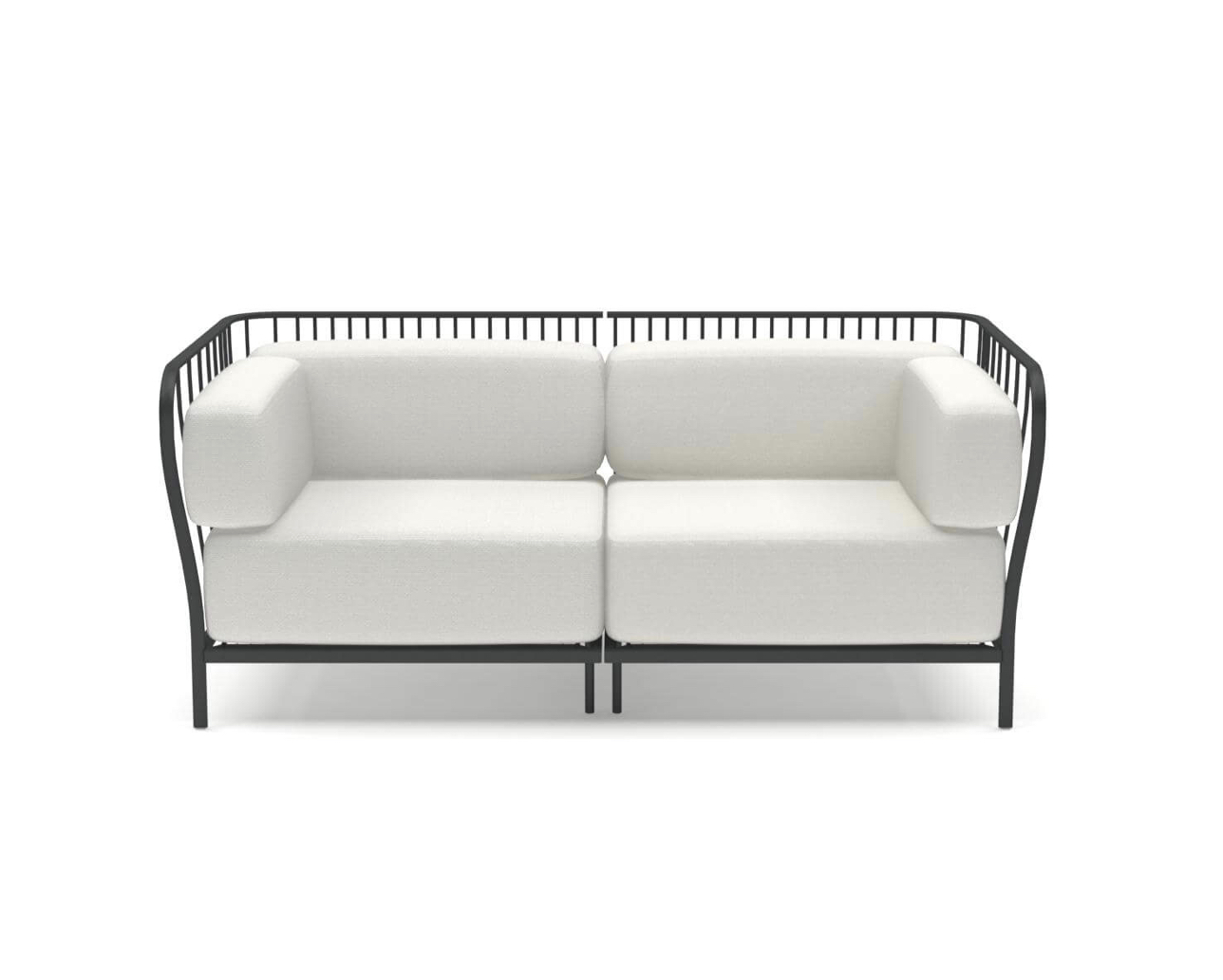 Garden 2-seater sofa CANNOLE by emu