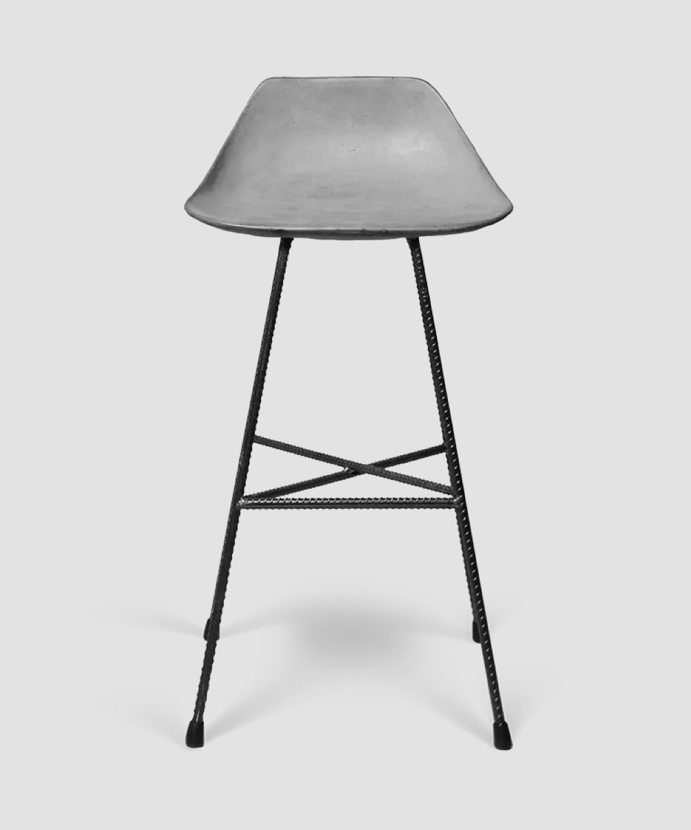 Barhocker HAUTEVILLE BETON von Lyon Beton