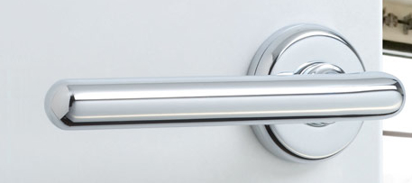 Door handle LWD 27 V2A pol. by Tecnoline