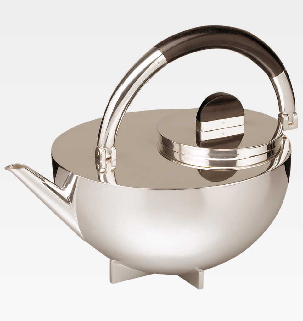 Tecnolumen Bauhaus-Teapot MBTK 24SI of Marianne Brandt