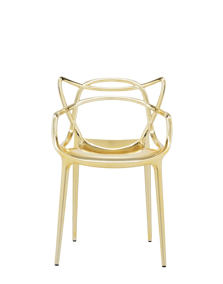Kartell Armchair MASTERS gold