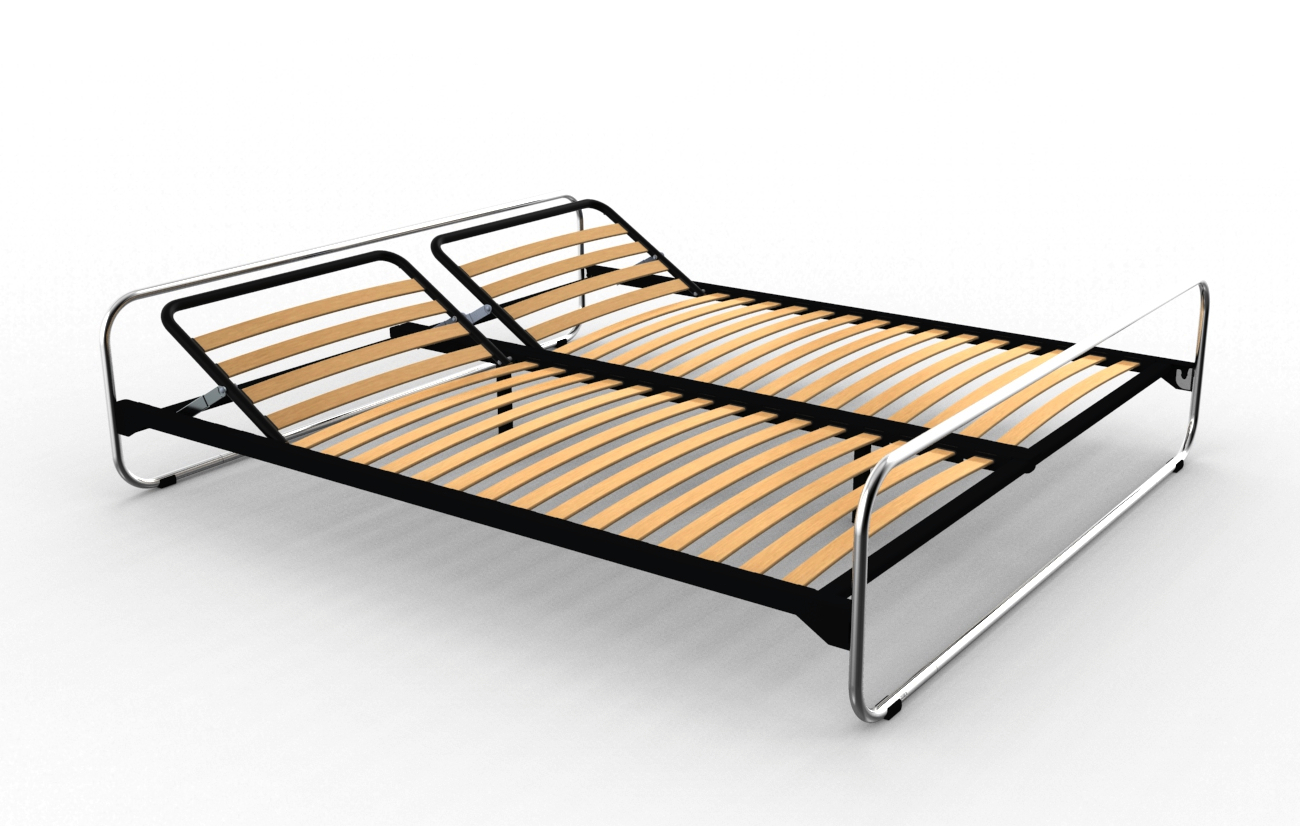 Roth split double bed 455 by embru