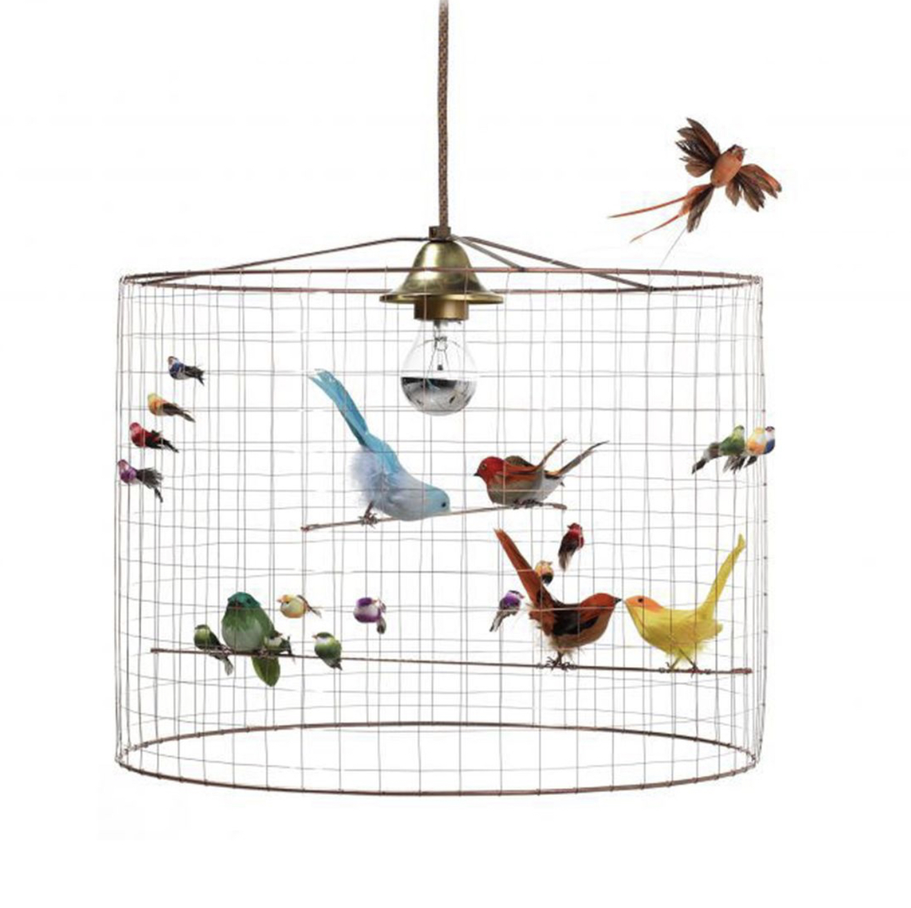 Birdcage - Pendant lamp PETITE VOLIERES