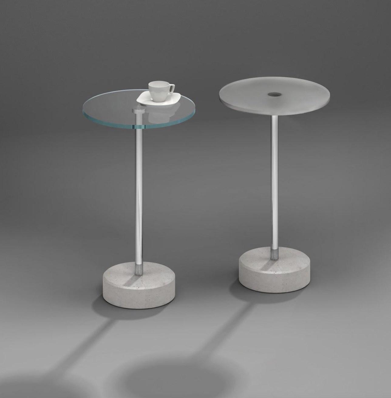 Side table ROTON Dreieck Design
