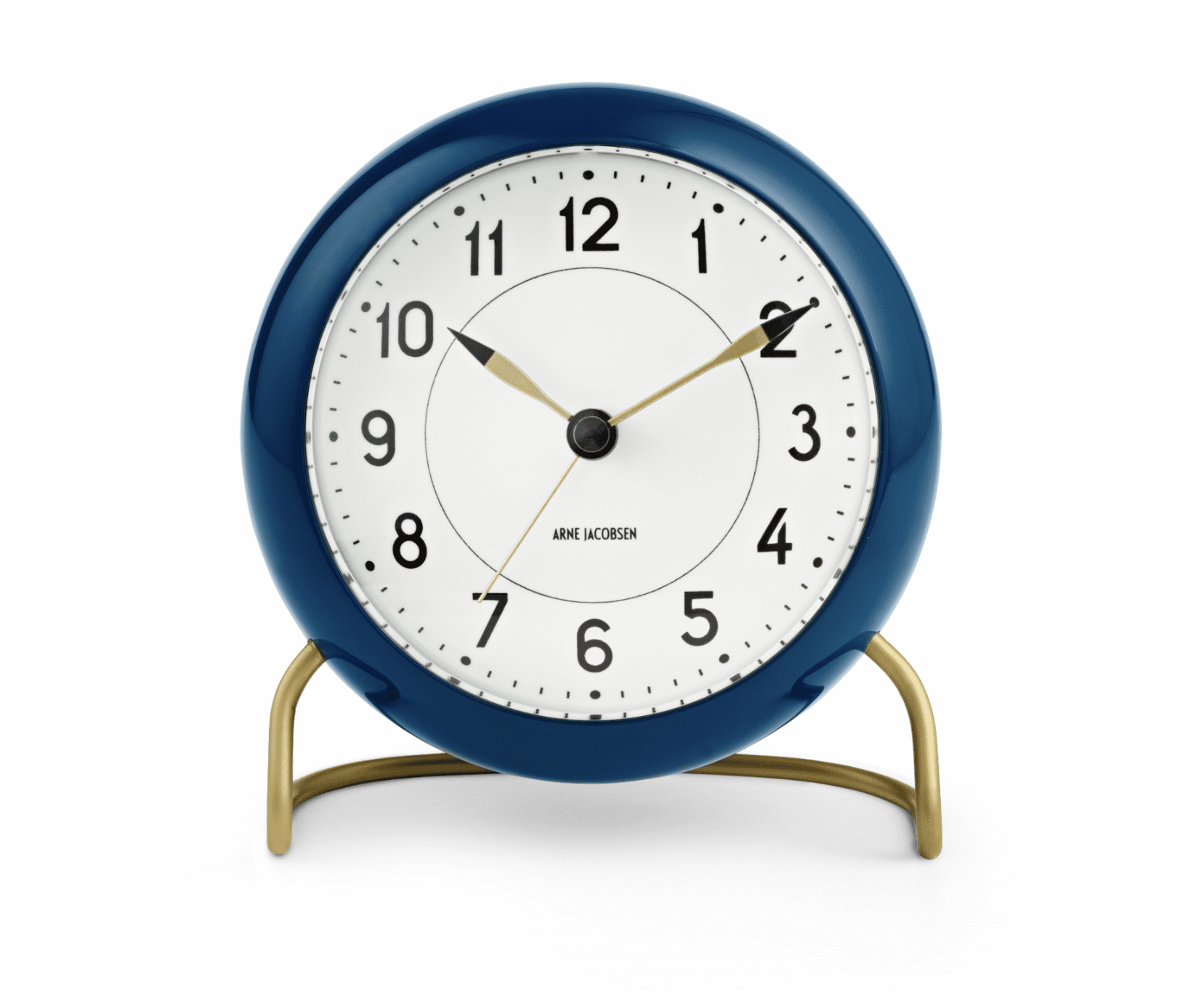 Arne Jacobsen - Table clock STATION blue