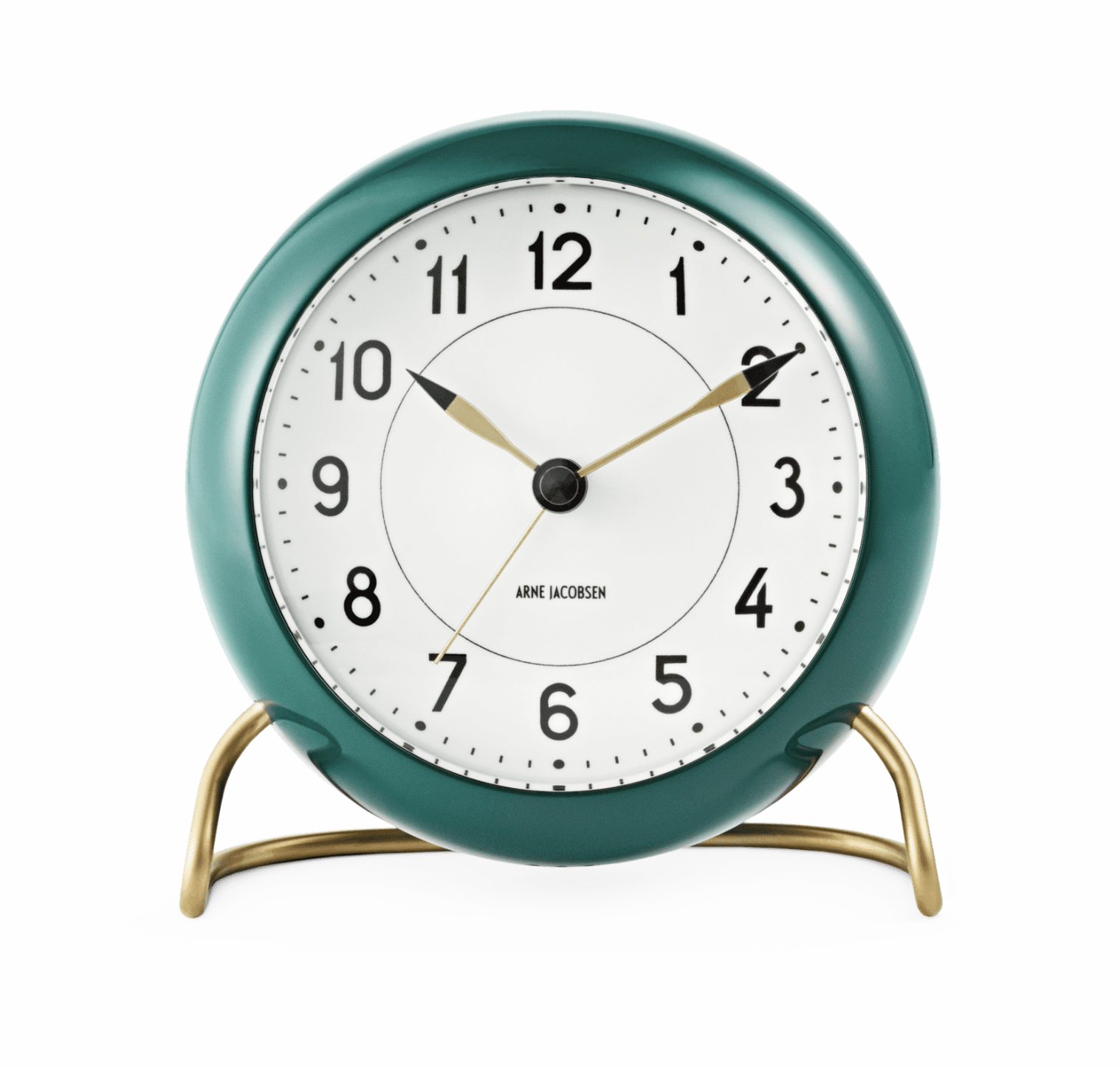 Arne Jacobsen - Table clock STATION green